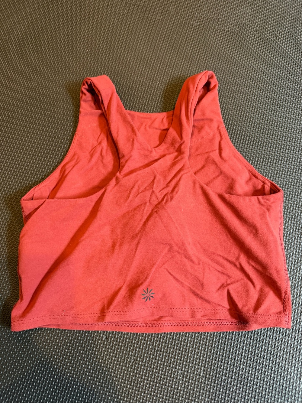 Rust Crop Tank Top - Picture 3 of 3